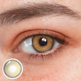 Vela Brown Prescription Coloured Contact Lenses - BEAUEYE (UK)